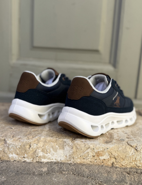 U.S. Grand Polo ανδρικά μπλε navy casual sneakers GPM45700
