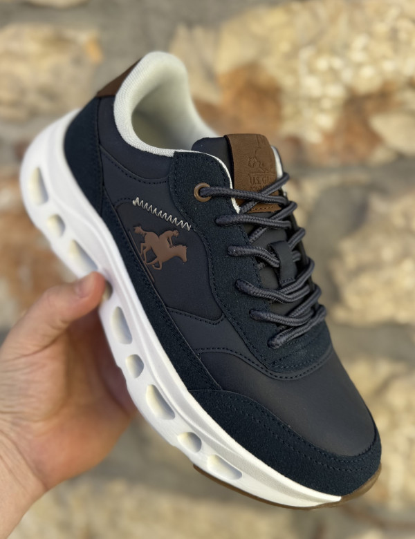 U.S. Grand Polo ανδρικά μπλε navy casual sneakers GPM45700