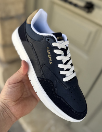 Carrera ανδρικά μπλε navy casual sneakers CAM23716
