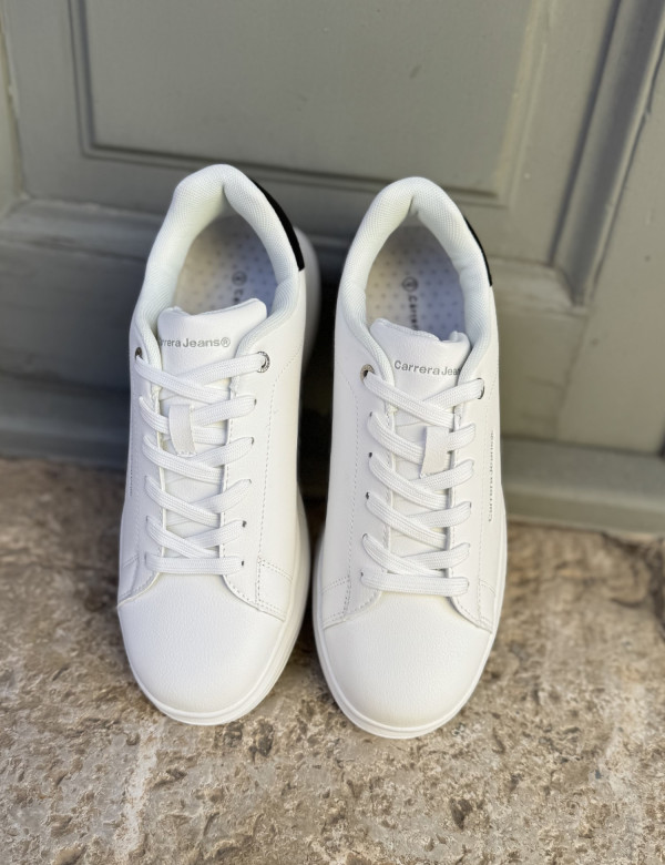 Carrera ανδρικά λευκά casual sneakers CAM41100