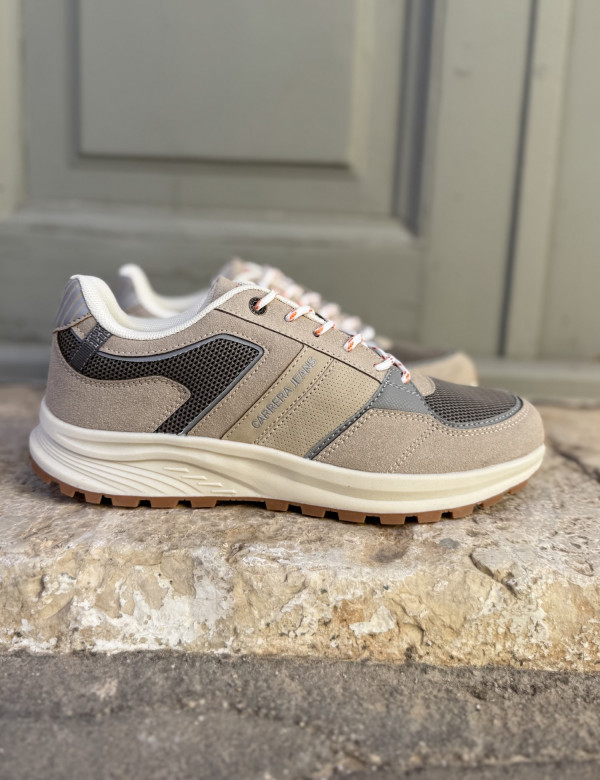 Carrera ανδρικά μπεζ casual sneakers CAM53200