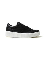 Ανδρικά ασπρόμαυρα Sneakers ανάγλυφο σχέδιο CH017