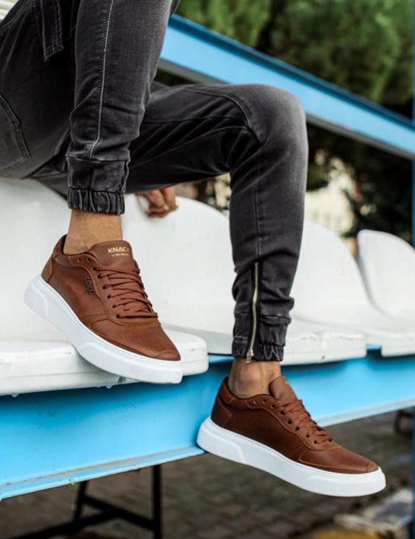 Ανδρικά κάμελ Casual Sneakers δίσολα 2222020