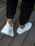Ανδρικά λευκά Casual Sneakers δίσολα CH105A