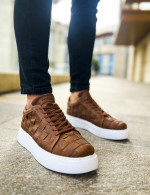 Ανδρικά ταμπά καπιτονέ sneakers δερματίνη CH209T