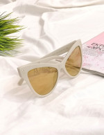 Γυναικεία γυαλιά ηλίου πεταλούδα χρυσά Handmade S6207C