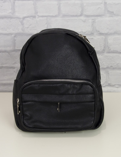 Γυναικείο μαύρο mini Backpack δερματίνη CK5696B