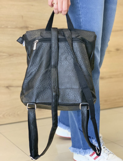 Γυναικείο μαύρο Backpack PB1655