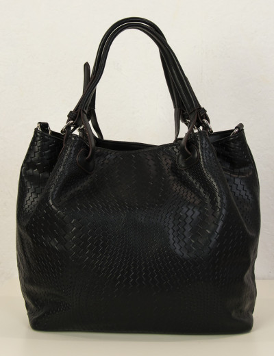 Γυναικεία μαύρη τσάντα ώμου CK5638