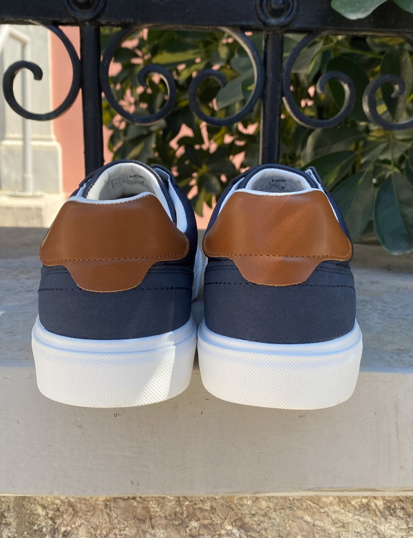 Lee ανδρικά μπλε navy casual sneakers 50261024B