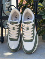 US GRAND POLO ανδρικά λαδί ανθρακί casual sneakers GPM4570561