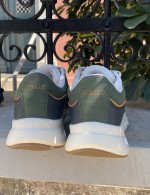 US GRAND POLO ανδρικά λαδί ανθρακί casual sneakers GPM4570561