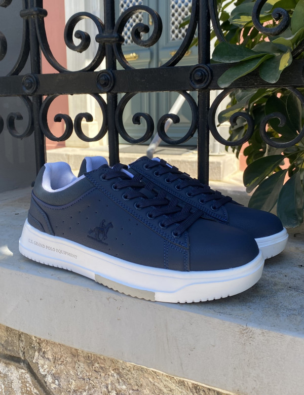 US GRAND POLO ανδρικά μπλε navy casual sneakers GPM21265L
