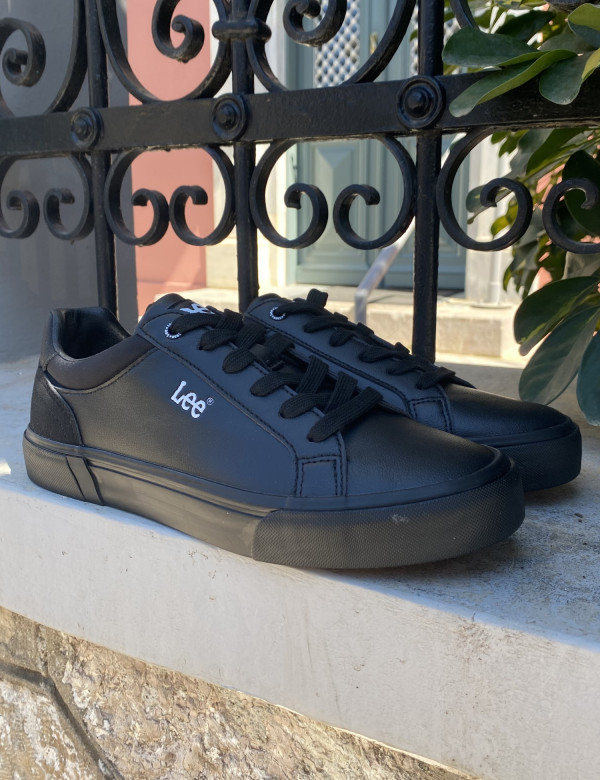 Lee ανδρικά μαύρα casual sneakers 50261024