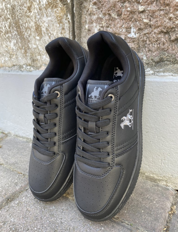 Us Grand Polo ανδρικά μαύρα casual sneakers GPM524705