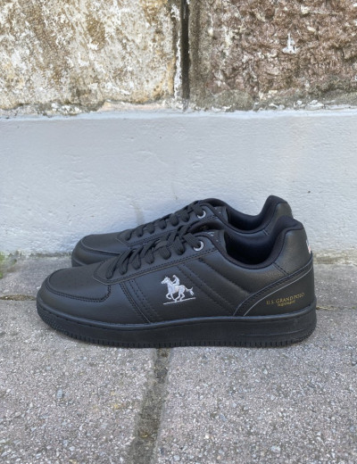 Us Grand Polo ανδρικά μαύρα casual sneakers GPM524705