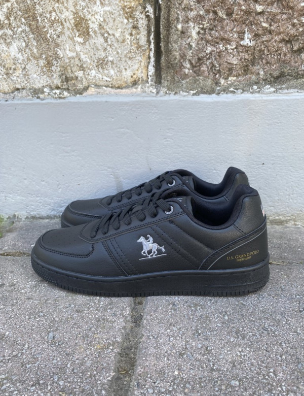Us Grand Polo ανδρικά μαύρα casual sneakers GPM524705