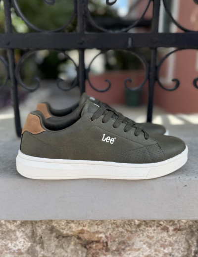 Lee ανδρικά λαδί casual sneakers 5026303499B