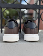 Lee ανδρικά καφέ casual sneakers 5026303434B