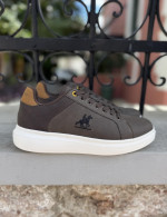 US GRAND POLO ανδρικά καφέ casual sneakers GPM21135K