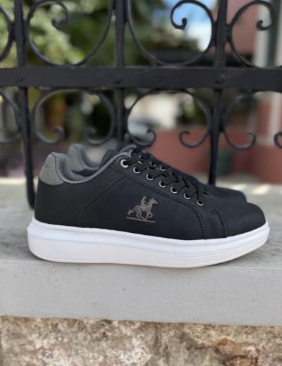 US GRAND POLO ανδρικά μαύρα casual sneakers GPM21135M