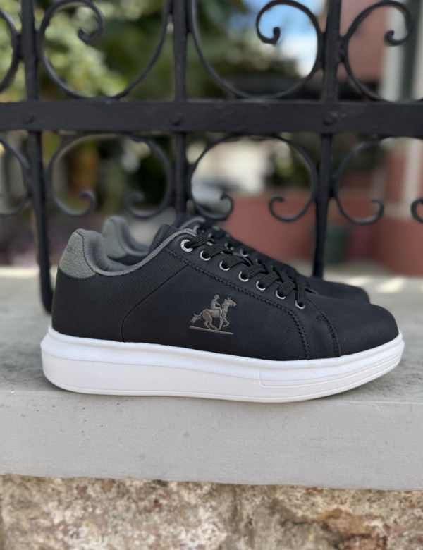US GRAND POLO ανδρικά μαύρα casual sneakers GPM21135M