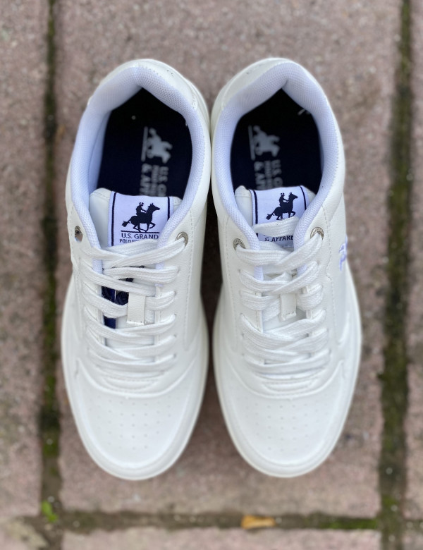 Us Grand Polo λευκά ανδρικά casual sneakers GPM428230
