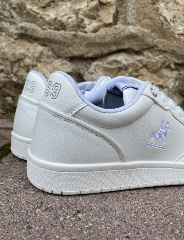 Us Grand Polo λευκά ανδρικά casual sneakers GPM428230