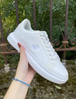 US GRAND POLO ανδρικά λευκά casual sneakers GPM21136
