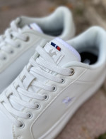 US GRAND POLO ανδρικά λευκά casual sneakers GPM21136