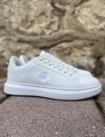 US GRAND POLO ανδρικά λευκά casual sneakers GPM21136