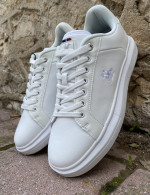 US GRAND POLO ανδρικά λευκά casual sneakers GPM21136