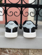 U.S. Polo Assn. ανδρικά ασπρόμαυρα casual sneakers BYRON001DBLK
