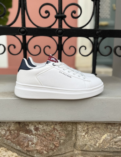 U.S. Polo Assn. ανδρικά λευκά casual sneakers CODY013WHIDBL14