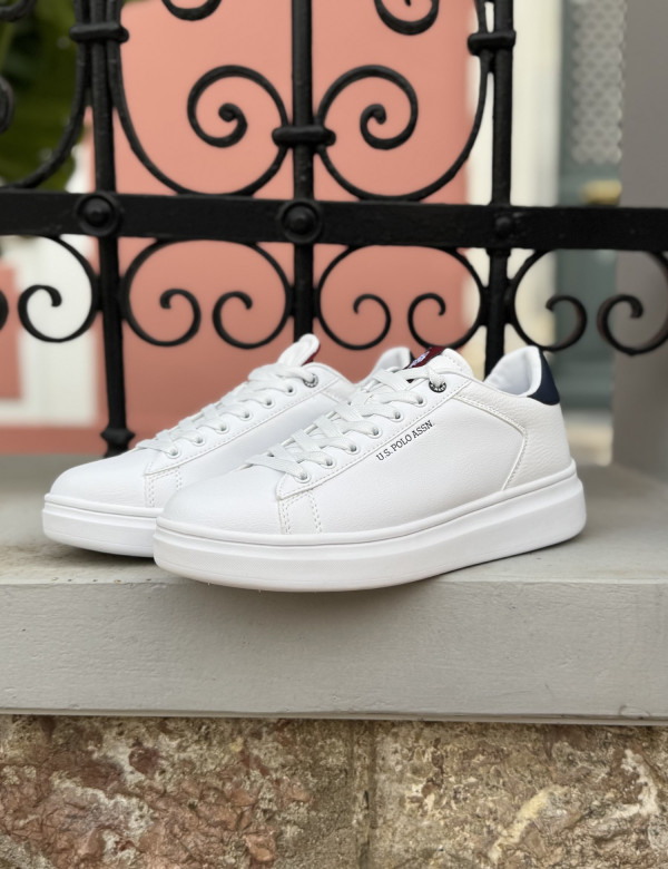 U.S. Polo Assn. ανδρικά λευκά casual sneakers CODY013WHIDBL14