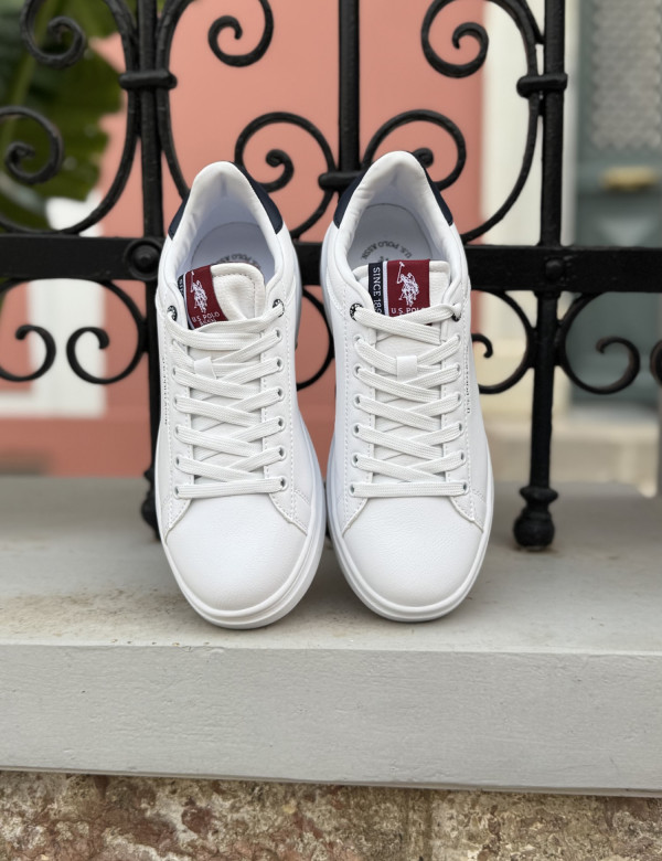 U.S. Polo Assn. ανδρικά λευκά casual sneakers CODY013WHIDBL14
