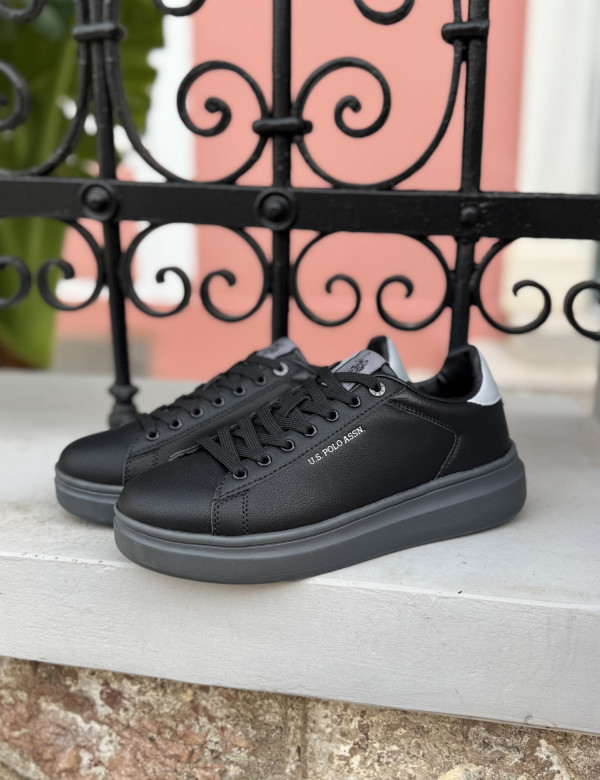 U.S. Polo Assn. ανδρικά μαύρα casual sneakers CODY013BLKLGR02
