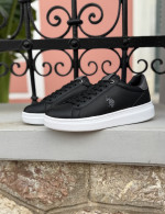 U.S. Polo Assn. ανδρικά ασπρόμαυρα casual sneakers CODY010ABLK