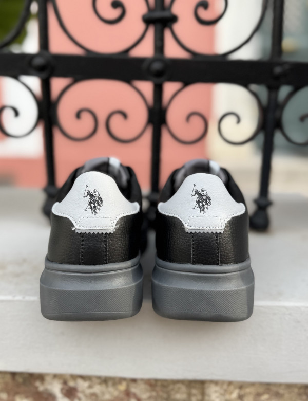 U.S. Polo Assn. ανδρικά μαύρα casual sneakers CODY013BLKLGR02
