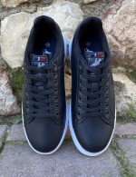 US GRAND POLO ανδρικά ασπρόμαυρα casual sneakers GPM21136M