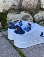 US GRAND POLO ανδρικά λευκά casual sneakers GPM524000