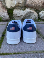 US GRAND POLO ανδρικά λευκά casual sneakers GPM524000