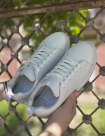 Ανδρικά λευκά δερμάτινα casual Sneakers HG175542W