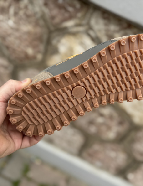 Refresh αντρικά λαδί sneakers με ύφασμα 175515L