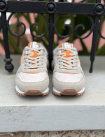 Refresh αντρικά μπεζ sneakers με ύφασμα 175515