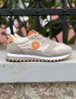 Refresh αντρικά μπεζ sneakers με ύφασμα 175515
