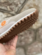Refresh αντρικά μπεζ sneakers με ύφασμα 175515