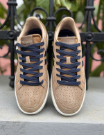 Teddy Smith ανδρικά κάμελ sneakers με μπλε λεπτομέρειες 120595