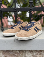 Teddy Smith ανδρικά κάμελ sneakers με μπλε λεπτομέρειες 120595