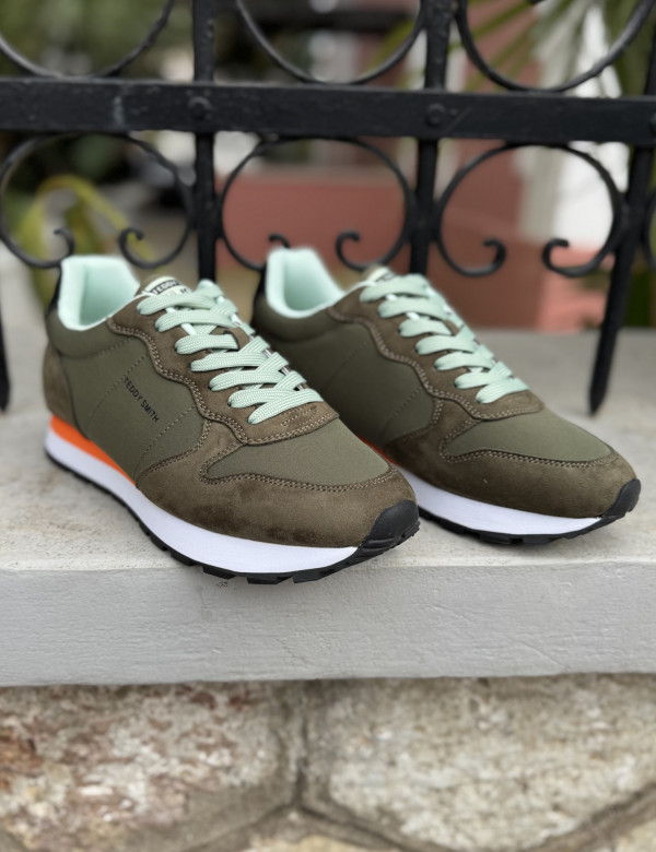Teddy Smith ανδρικά λαδί sneakers 120663